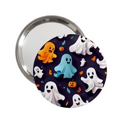 Ghost Pumpkin Scary 2 25  Handbag Mirrors by Ndabl3x