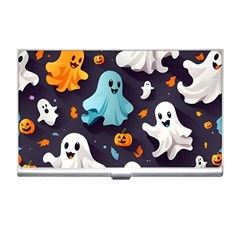 Ghost Pumpkin Scary Business Card Holder by Ndabl3x