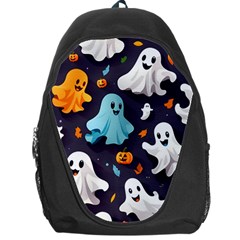 Ghost Pumpkin Scary Backpack Bag by Ndabl3x