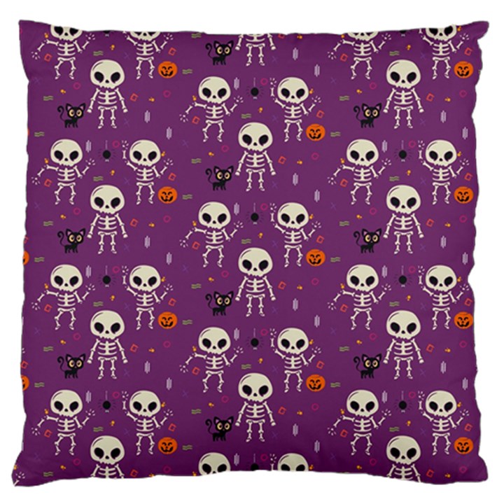 Skull Halloween Pattern Large Cushion Case (One Side)