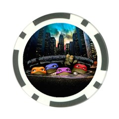 Teenage Mutant Ninja Turtles Leonardo Raphael Michelangelo Donatello Poker Chip Card Guard (10 Pack)