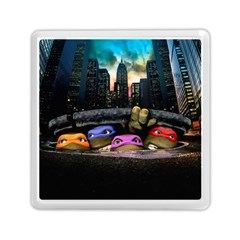 Teenage Mutant Ninja Turtles Leonardo Raphael Michelangelo Donatello Memory Card Reader (square)