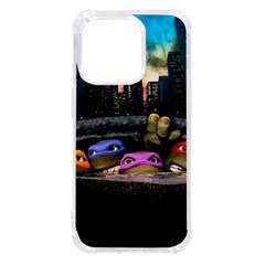 Teenage Mutant Ninja Turtles Leonardo Raphael Michelangelo Donatello Iphone 14 Pro Tpu Uv Print Case by Sarkoni