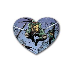 Teenage Mutant Ninja Turtles Comics Rubber Coaster (heart)