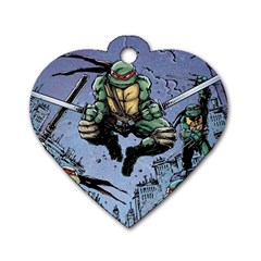 Teenage Mutant Ninja Turtles Comics Dog Tag Heart (one Side)