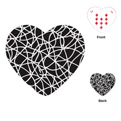 Interconnectedness Playing Cards Single Design (heart) by Sobalvarro