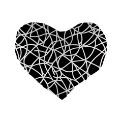 Interconnectedness Standard 16  Premium Heart Shape Cushions by Sobalvarro