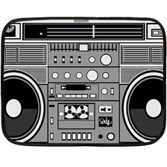 Boombox Fleece Blanket (mini) by Sarkoni