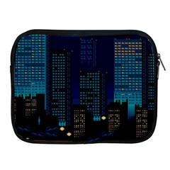 Pixel Art Night City Japan Apple Ipad 2/3/4 Zipper Cases