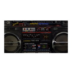 Daft Punk Boombox Satin Wrap 35  X 70 