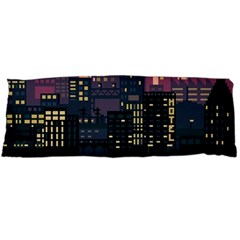 Pixel Art City Body Pillow Case (dakimakura) by Sarkoni