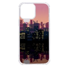 Pixel Art City Iphone 13 Pro Max Tpu Uv Print Case by Sarkoni