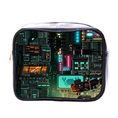 Video Game Pixel Art Mini Toiletries Bag (one Side)