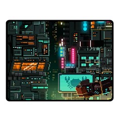 Video Game Pixel Art Fleece Blanket (small)