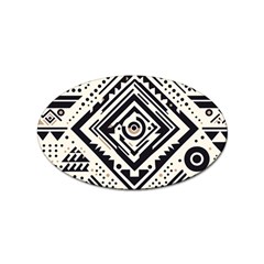 Tribal Pattern Sticker Oval (100 Pack) by Sobalvarro