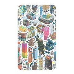 City Pattern Pixel Art Japan Memory Card Reader (rectangular)