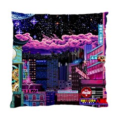 Retro City Pixel Standard Cushion Case (one Side)