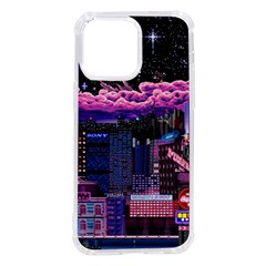 Retro City Pixel Iphone 14 Pro Max Tpu Uv Print Case by Sarkoni