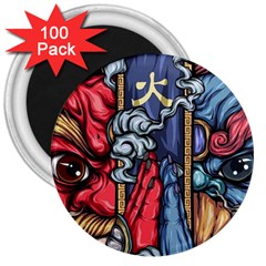 Japan Art Aesthetic 3  Magnets (100 pack)