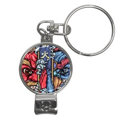 Japan Art Aesthetic Nail Clippers Key Chain
