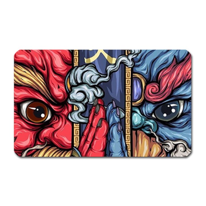 Japan Art Aesthetic Magnet (Rectangular)