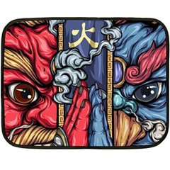 Japan Art Aesthetic Fleece Blanket (Mini)