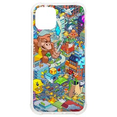 Pixel Art Retro Video Game Iphone 12/12 Pro Tpu Uv Print Case by Sarkoni