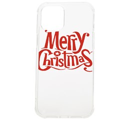 Merry Christmas Iphone 12 Pro Max Tpu Uv Print Case by designerey