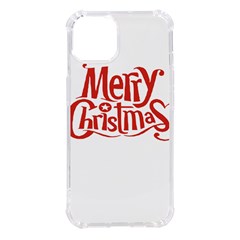 Merry Christmas Iphone 14 Tpu Uv Print Case by designerey