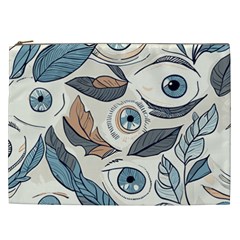 Eyes Pattern Cosmetic Bag (xxl) by Valentinaart