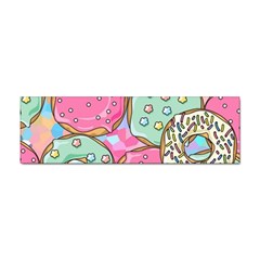 Donut Pattern Texture Colorful Sweet Sticker (bumper) by Grandong