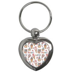 Love Pattern Texture Key Chain (Heart)