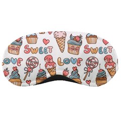 Love Pattern Texture Sleep Mask