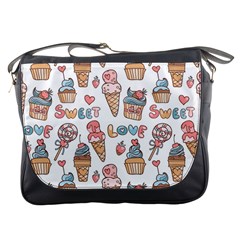 Love Pattern Texture Messenger Bag