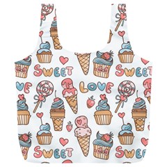 Love Pattern Texture Full Print Recycle Bag (XL)