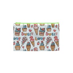 Love Pattern Texture Cosmetic Bag (XS)