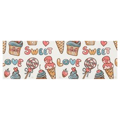 Love Pattern Texture Banner And Sign 12  X 4  by Grandong