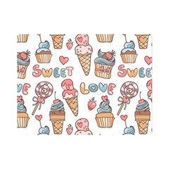 Love Pattern Texture Premium Plush Fleece Blanket (mini) by Grandong