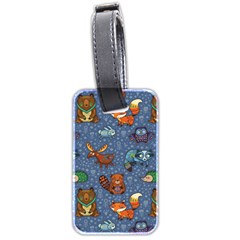 Animals Pattern Colorful Vector Luggage Tag (two Sides) by Grandong