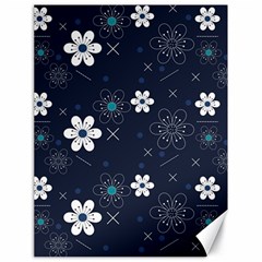 Flower Pattern Texture Canvas 18  X 24  by Grandong