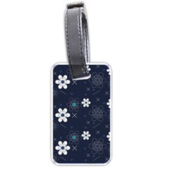 Flower Pattern Texture Luggage Tag (one side)