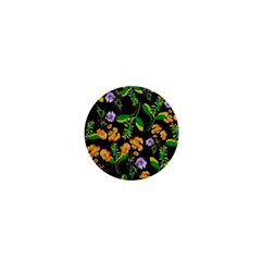 Flower Pattern Art Floral Texture 1  Mini Buttons by Grandong