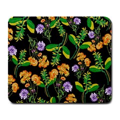 Flower Pattern Art Floral Texture Large Mousepad by Grandong