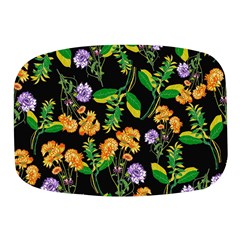 Flower Pattern Art Floral Texture Mini Square Pill Box by Grandong