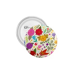 Colorful Flower Abstract Pattern 1 75  Buttons by Grandong