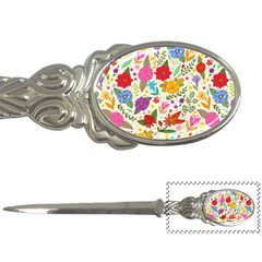 Colorful Flower Abstract Pattern Letter Opener by Grandong