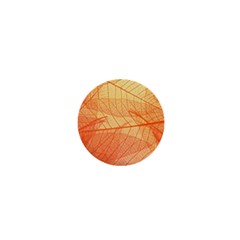 Abstract Texture Of Colorful Bright Pattern Transparent Leaves Orange And Yellow Color 1  Mini Magnets