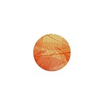 Abstract Texture Of Colorful Bright Pattern Transparent Leaves Orange And Yellow Color 1  Mini Magnets Front