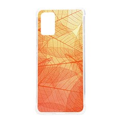 Abstract Texture Of Colorful Bright Pattern Transparent Leaves Orange And Yellow Color Samsung Galaxy S20plus 6 7 Inch Tpu Uv Case by Grandong