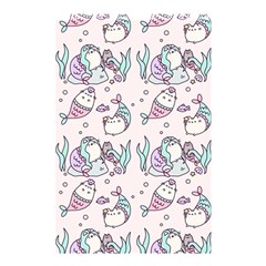 Cartoon Cat Cute Animal Kawaii Pastel Pattern Shower Curtain 48  X 72  (small)  by Ndabl3x